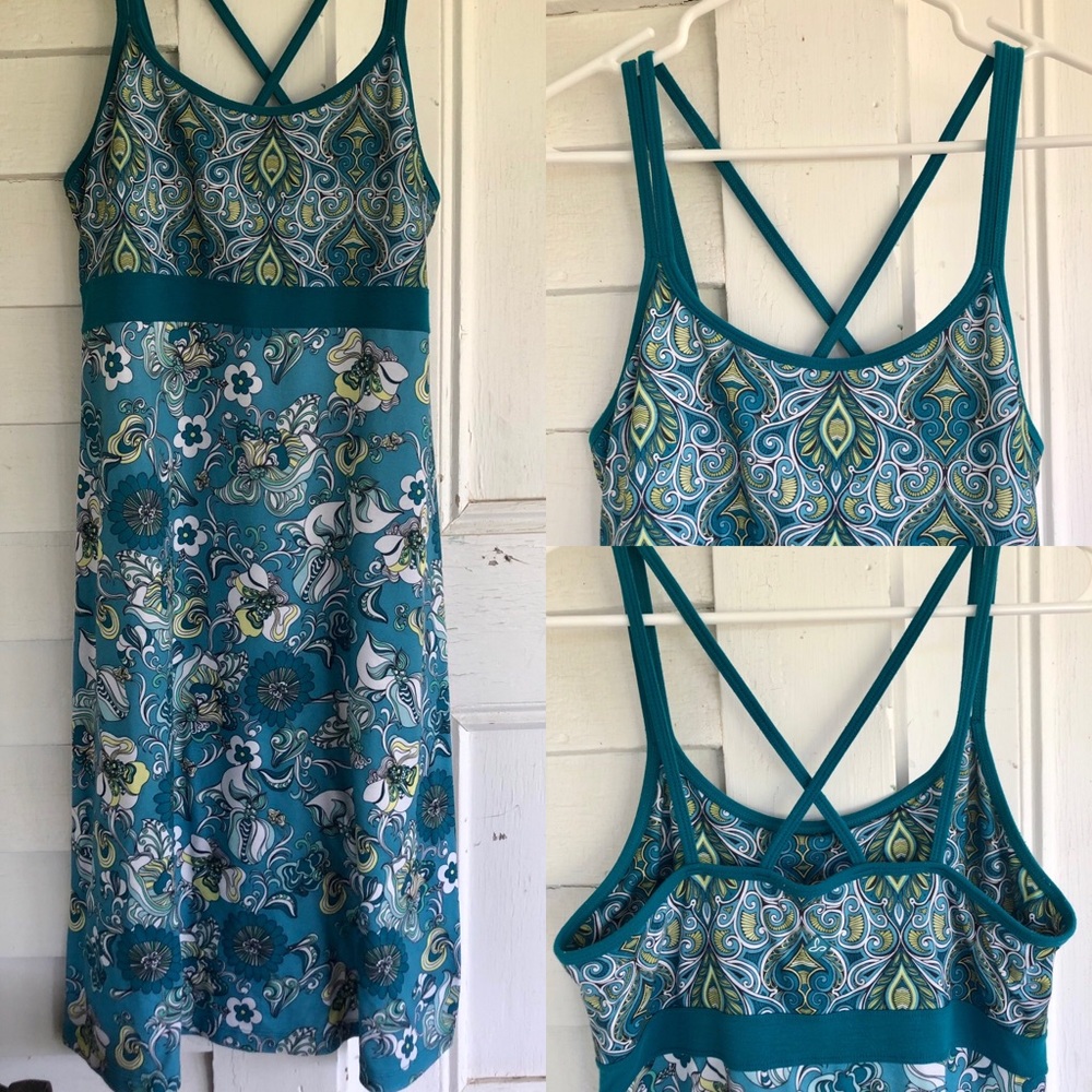Strapped dress with built in bra from title nine